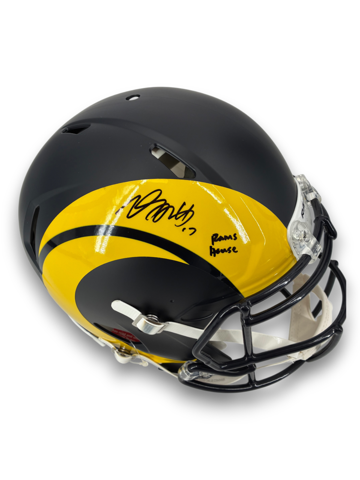 Davante Adams Signed Autographed Rams Authentic Helmet Fanatics Authentic