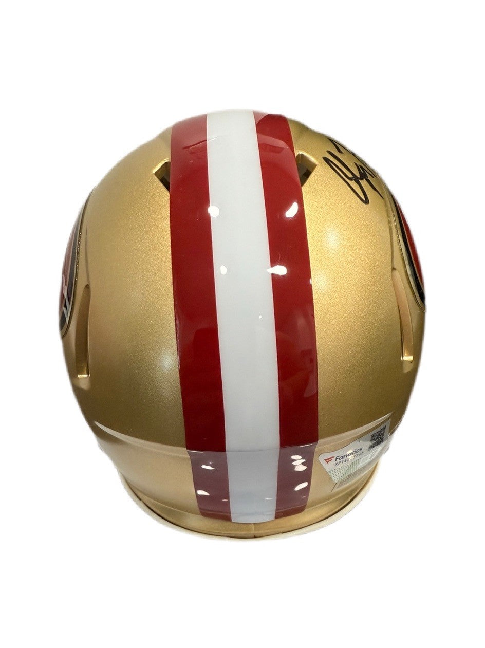 Christian McCaffrey Signed Autographed San Francisco 49ers Mini Helmet Fanatics