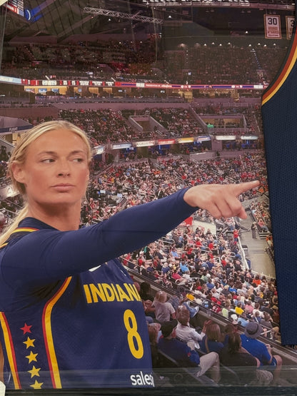 Sophie Cunningham Signed Autographed THE POINT Custom Framed Jersey Prime Time/5