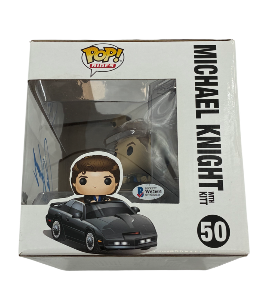 David Hasselhoff Signed Autographed Knight Rider Funk Pop BAS/Fanatics COA