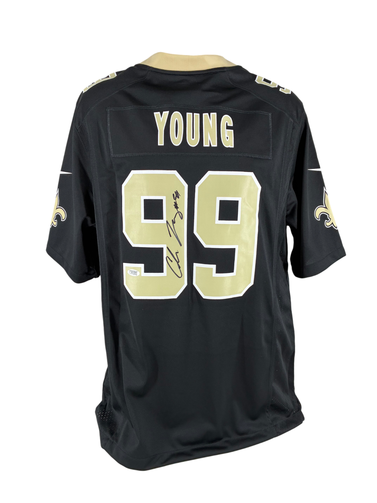 Chase Young Signed Autographed Saints Authentic Nike Jersey Prime Time Witness