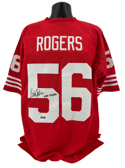 Bob Golic Signed Custom Raiders Jersey BAS COA. Def. Tackle