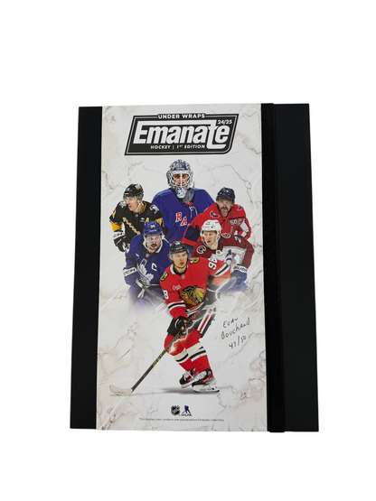 Evan Bouchard Signed Autographed NHL Oilers Fanatics Emanate Authentic