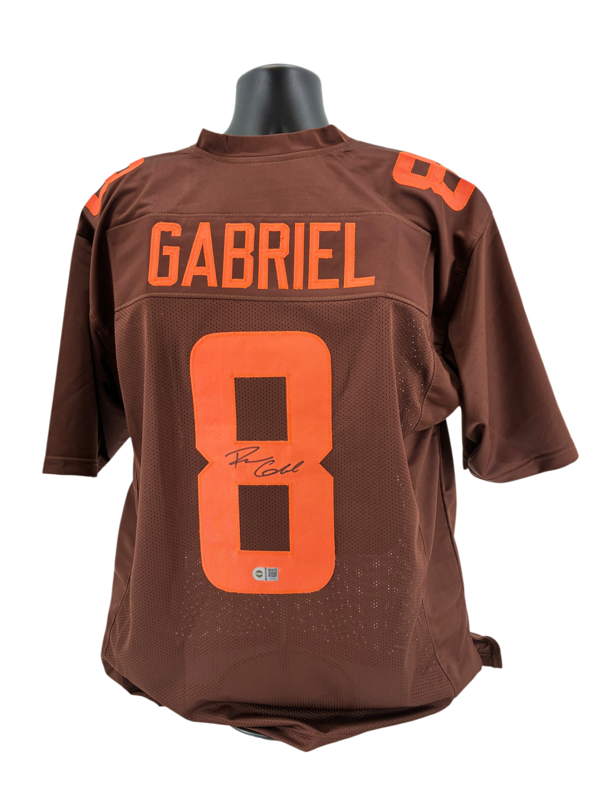 Dillon Gabriel Signed Autographed Browns Custom Jersey SWAU COA