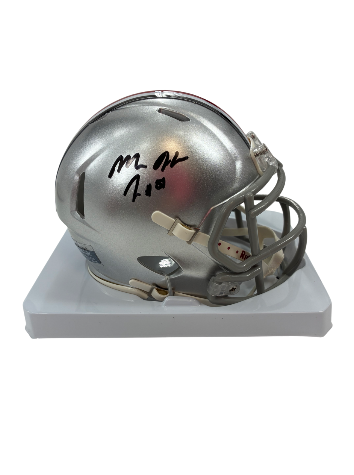 Mike Hall Signed Autographed Buckeyes Mini Helmet Prime Time Witness