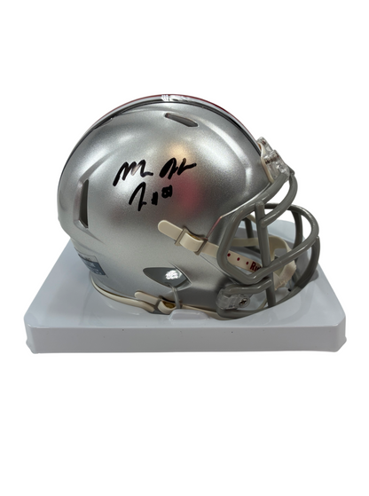 Mike Hall Signed Autographed Buckeyes Mini Helmet Prime Time Witness