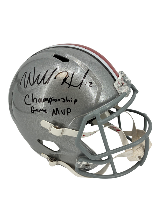 Will Howard Signed Autographed Inscribed Buckeyes FS Replica Helmet SWAU COA