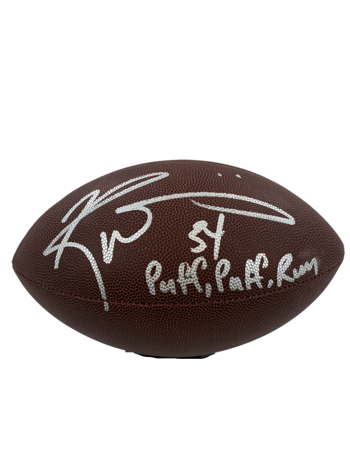 Ricky Williams Signed Autographed Inscribed Wilson Football SWAU COA