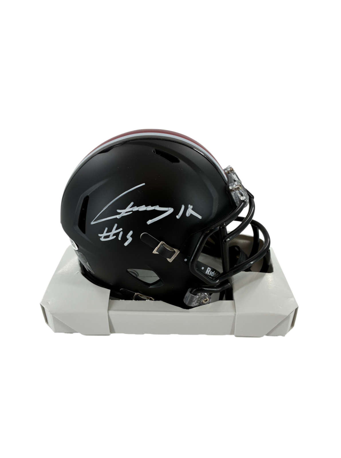 Chris Henry Jr Signed Autographed Buckeyes Speed Mini Helmet Prime Time Witness