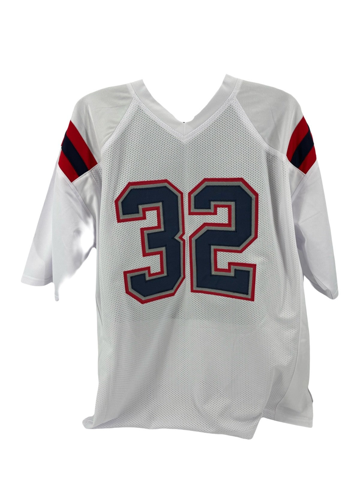 TreVeyon Henderson Signed Autographed Patriots White Custom Jersey SWAU COA