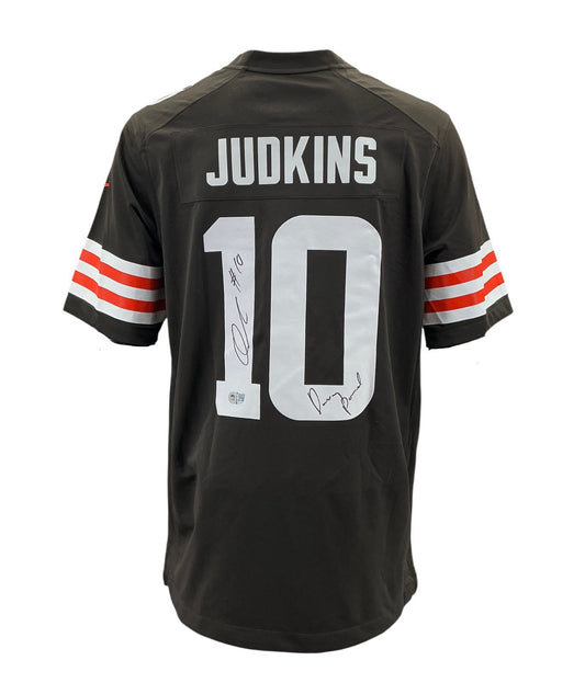 Quinshon Judkins Signed Autographed Browns Authentic Nike Jersey Swau COA