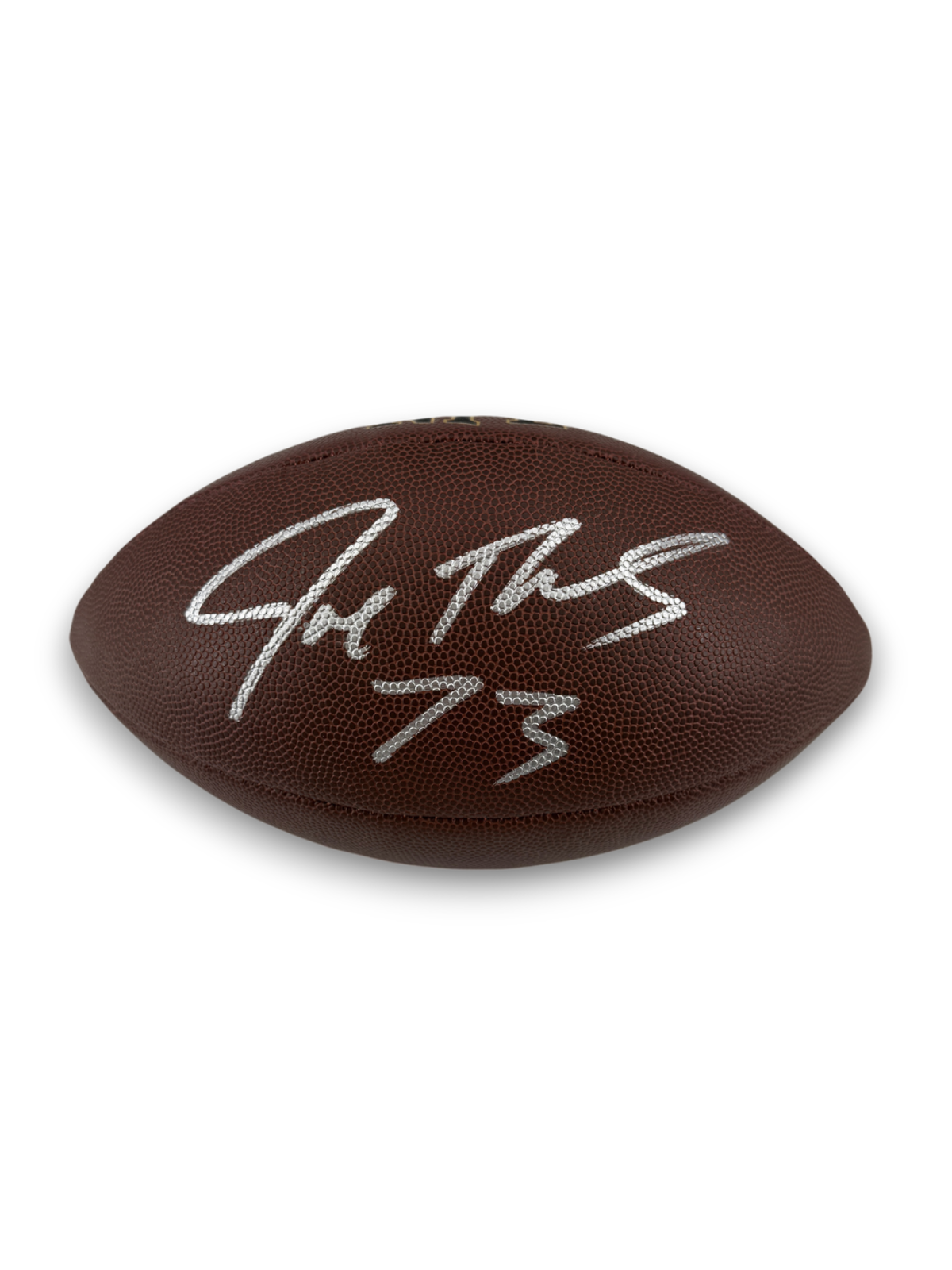 Joe Thomas Signed Autographed Wilson Football Prime Time Witness