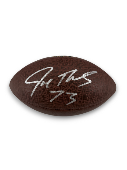Joe Thomas Signed Autographed Wilson Football Prime Time Witness