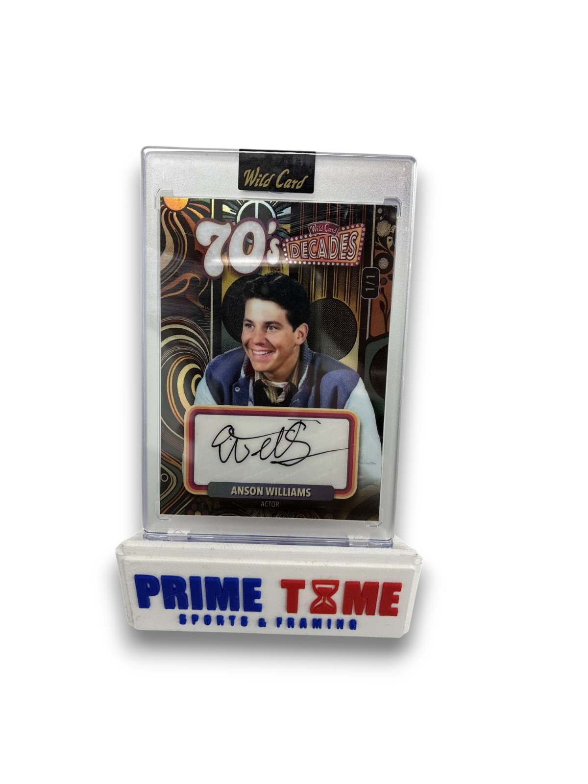 Anson Williams Signed Autographed 70s Decade Wild Card