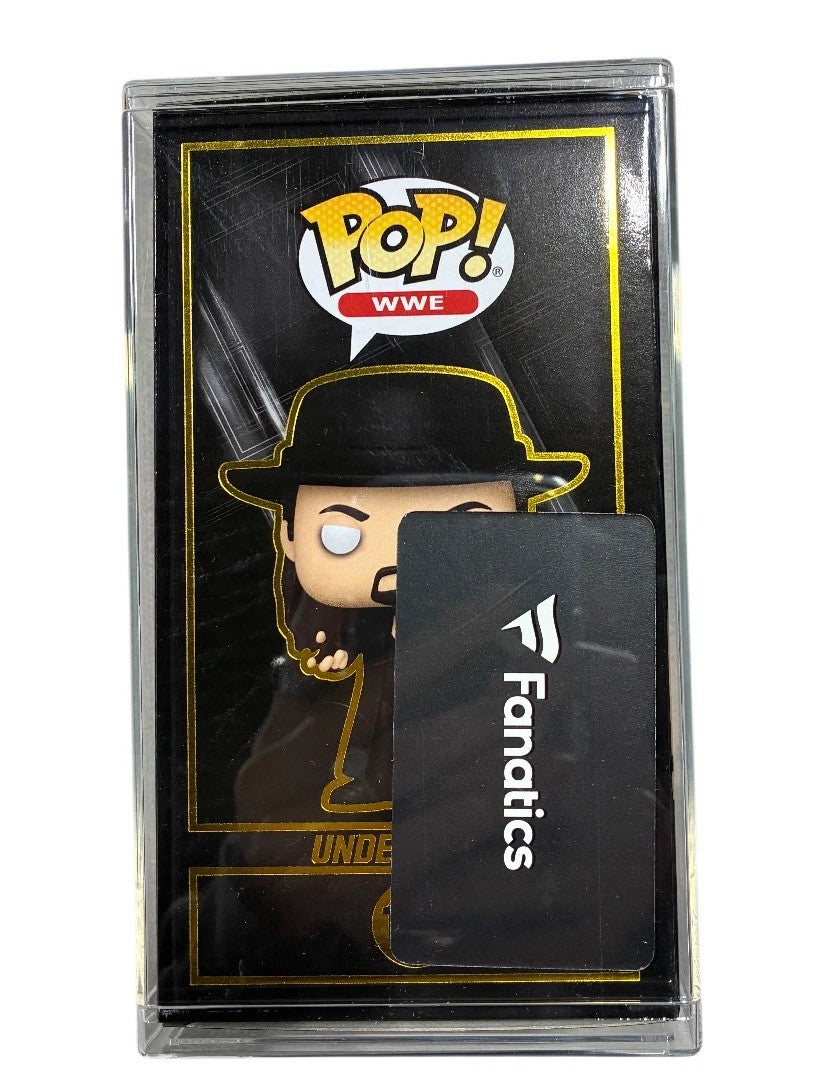 Undertaker WWE Signed #144 Fanatics Exclusive Hall of Fame Funko Pop! Figurine