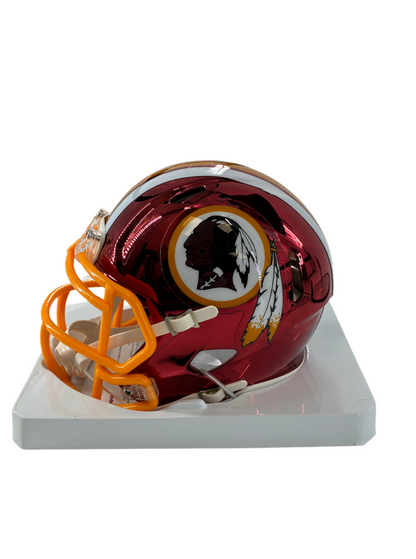 Washington Redskins Chrome Speed Mini Helmet New In Box