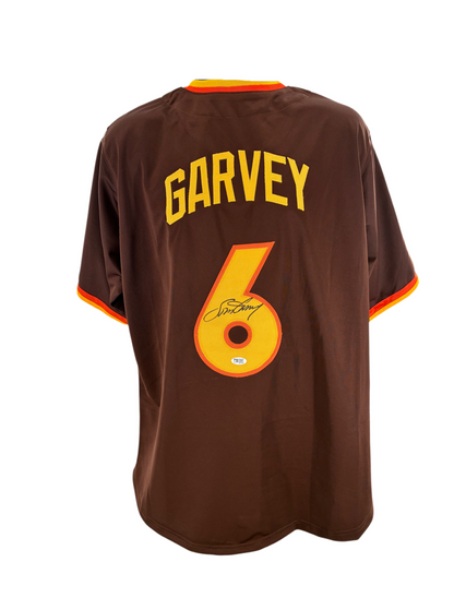 Steve Garvey Signed Autographed Padres Custom Jersey Prime Time Witness