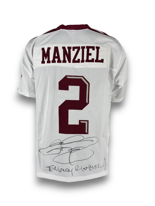 Johnny Manziel Signed Autographed Inscribed Texas A&M Jersey Beckett COA