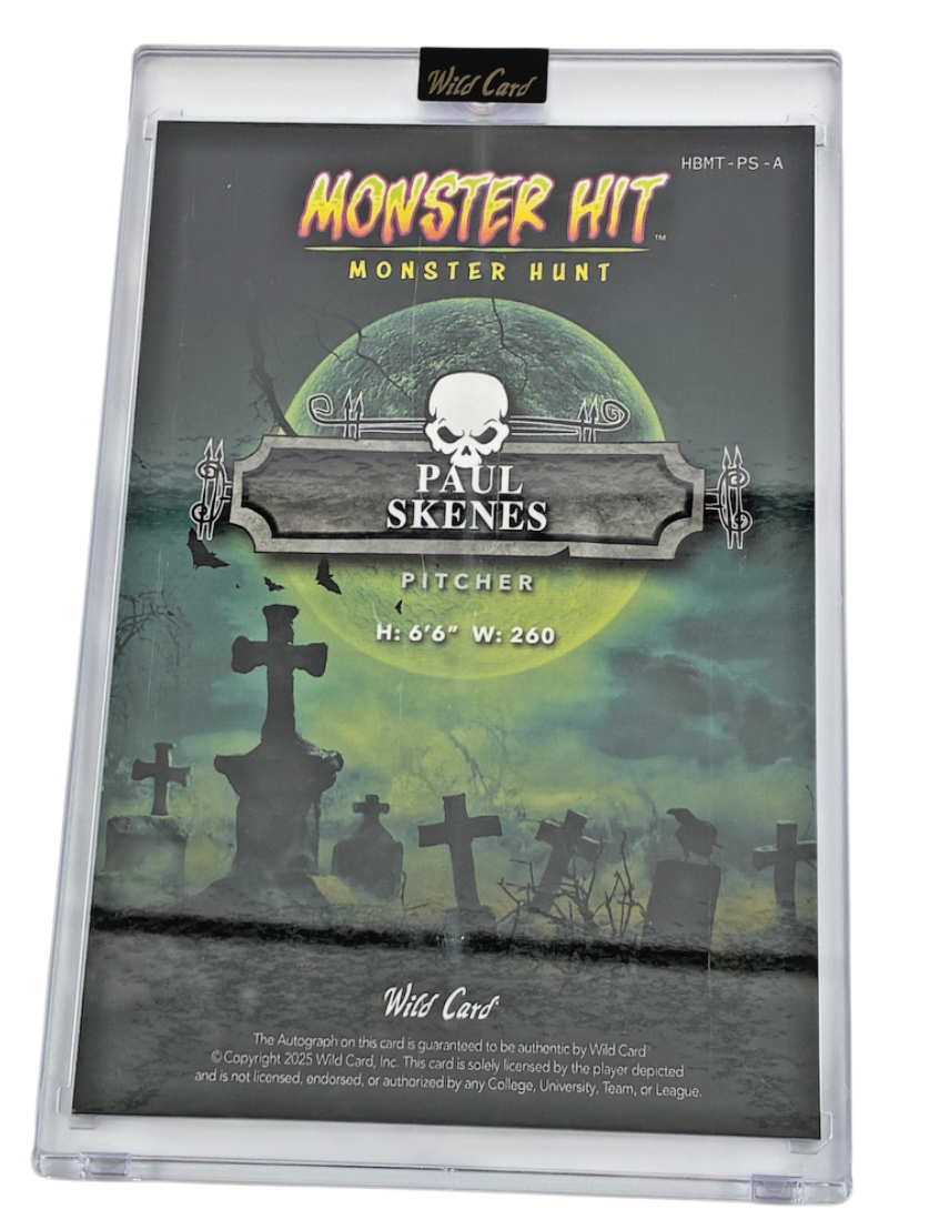 Paul Skenes Wild Card Monster Hit Monster Hunt 2025 Trading Card 1 of 1