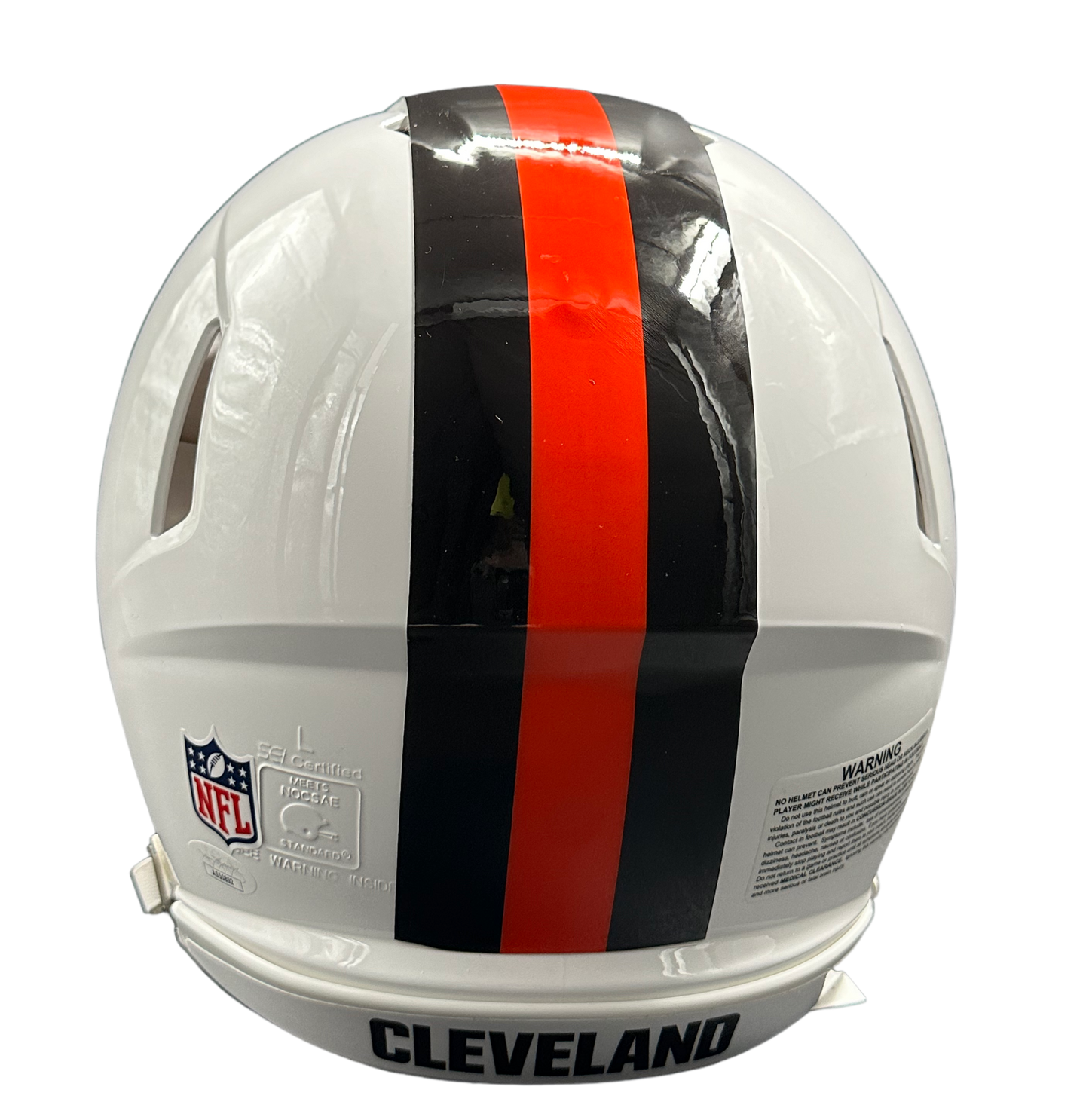 Cleveland Browns Grant Delpit Hand Signed Autographed 2023 ON FIELD ALTERNATE STYLE SPEED AUTHENTIC HELMET INSCRIBED “Dawg Pound” with JSA COA