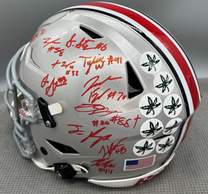 2024 The Ohio State Buckeyes National Champions Team Signed Authentic Speed Flex Full Size Helmet BAS, Swau COA