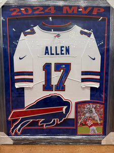 Buffalo Bills Josh Allen Signed Autographed Nike Jersey Custom Framed BAS COA