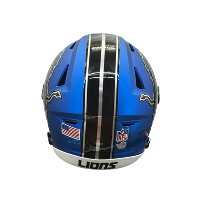 Jahmyr Gibbs Signed Autographed Detroit Lions Full Size Authentic Speed Flex Helmet Fanatics COA