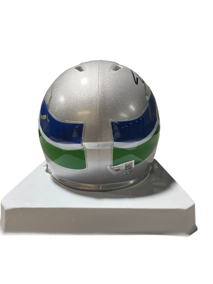 Jaxson Smith-Njigba Signed Autographed Seattle Seahawks Mini Helmet Fanatics COA