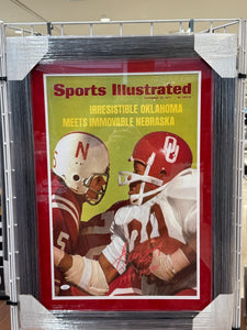 Oklahoma Sooner Greg Pruitt Signed Autographed 16x20 Photo Custom Framed JSA COA