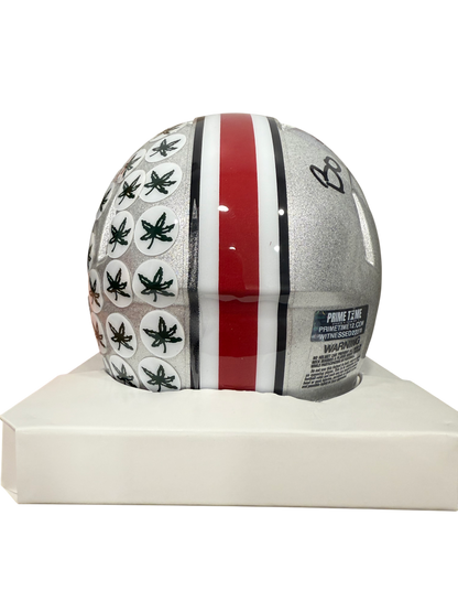 Bo Jackson Signed Autographed Ohio State Mini Helmet With Inscription THESE ARE EXTREMELY LIMITED Prime Time Witness COA