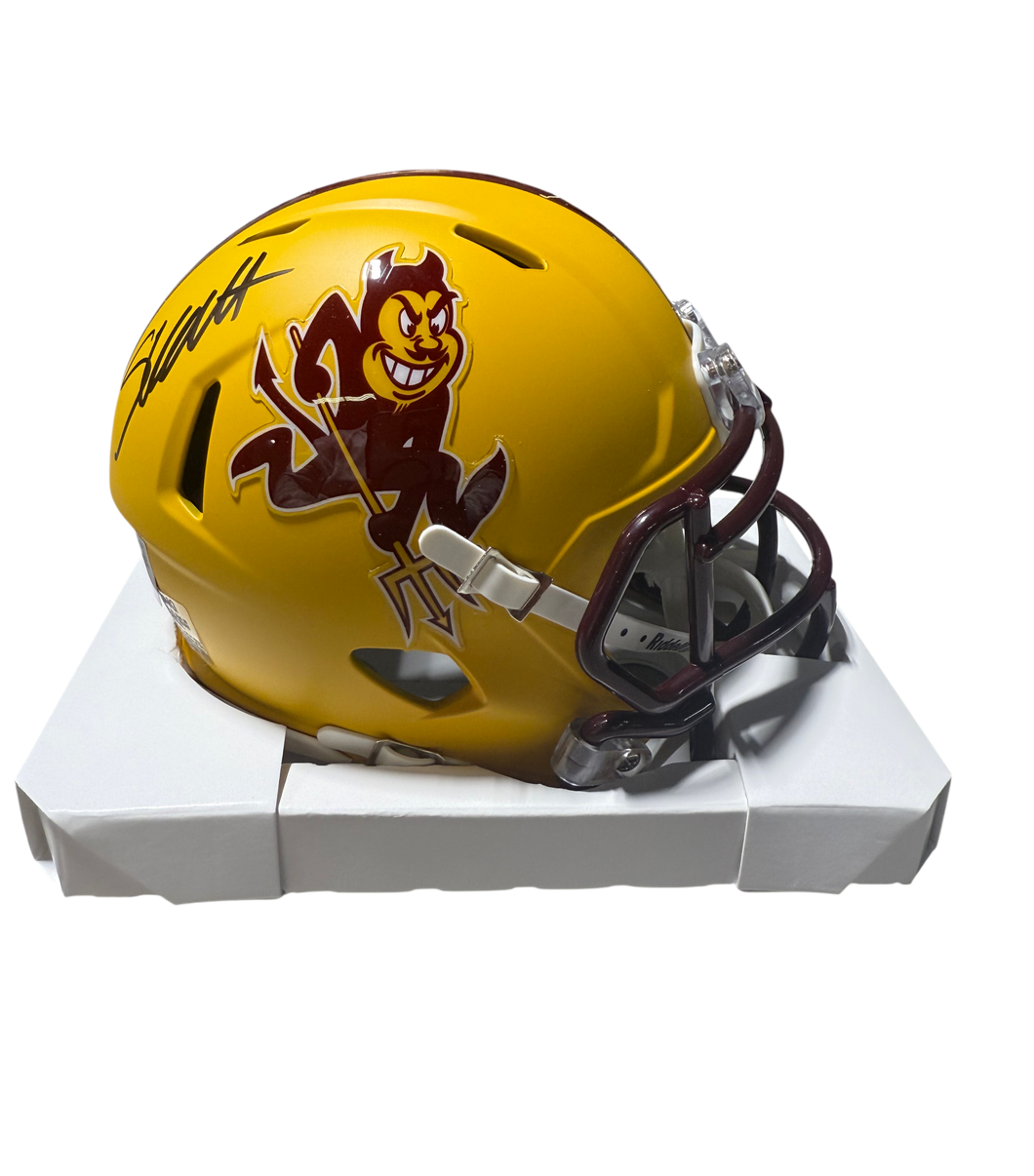 Cam Skattebo Signed Autographed Sun Devils Mini Helmet Fanatics COA