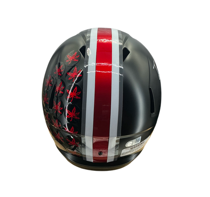 Jeremiah Smith Signed Autographed Ohio State Buckeyes Replica Full Size Helmet Swau COA