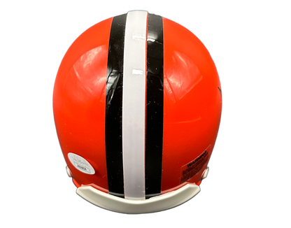 Cleveland Browns Doug Dieken Hand Signed Autographed Mini Helmet with JSA COA