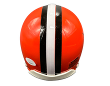 Load image into Gallery viewer, Cleveland Browns Doug Dieken Hand Signed Autographed Mini Helmet with JSA COA