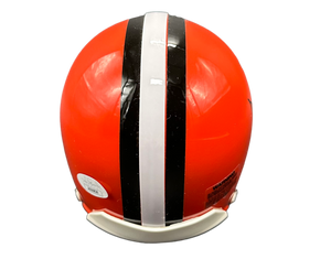 Cleveland Browns Doug Dieken Hand Signed Autographed Mini Helmet with JSA COA