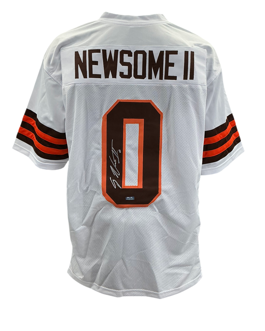 Greg Newsome II Signed Autographed Cleveland Browns Custom Jersey Coa