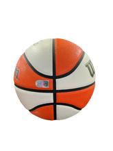 Load image into Gallery viewer, LEXIE HULL SIGNED AUTOGRAPHED WNBA INDOOR/ OUTDOOR INDIANA FEVER BASKETBALL SWAU COA