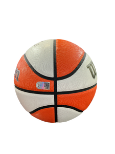 LEXIE HULL SIGNED AUTOGRAPHED WNBA INDOOR/ OUTDOOR INDIANA FEVER BASKETBALL SWAU COA
