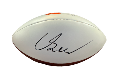 Carson Schwesinger Signed Autographed Cleveland Browns Logo Football COA