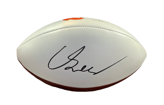 Carson Schwesinger Signed Autographed Cleveland Browns Logo Football COA