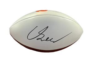 Carson Schwesinger Signed Autographed Cleveland Browns Logo Football COA