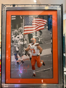 Cleveland Browns Joe Thomas Signed Autographed 14x24 Photo Custom Framed COA