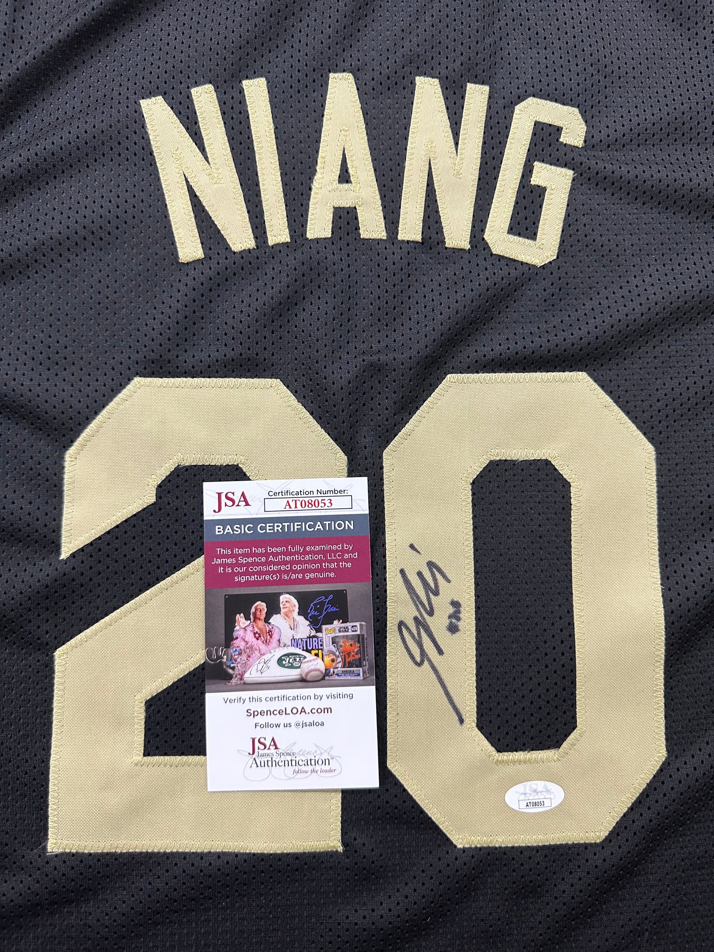 Cleveland Cavaliers Georges Niang Hand Signed Autographed Custom Black Jersey with JSA COA