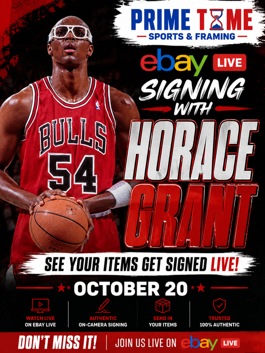 Horace Grant Mail-in Ticket for Private Signing on 1 Item YOU WILL NOT MEET Horace Grant