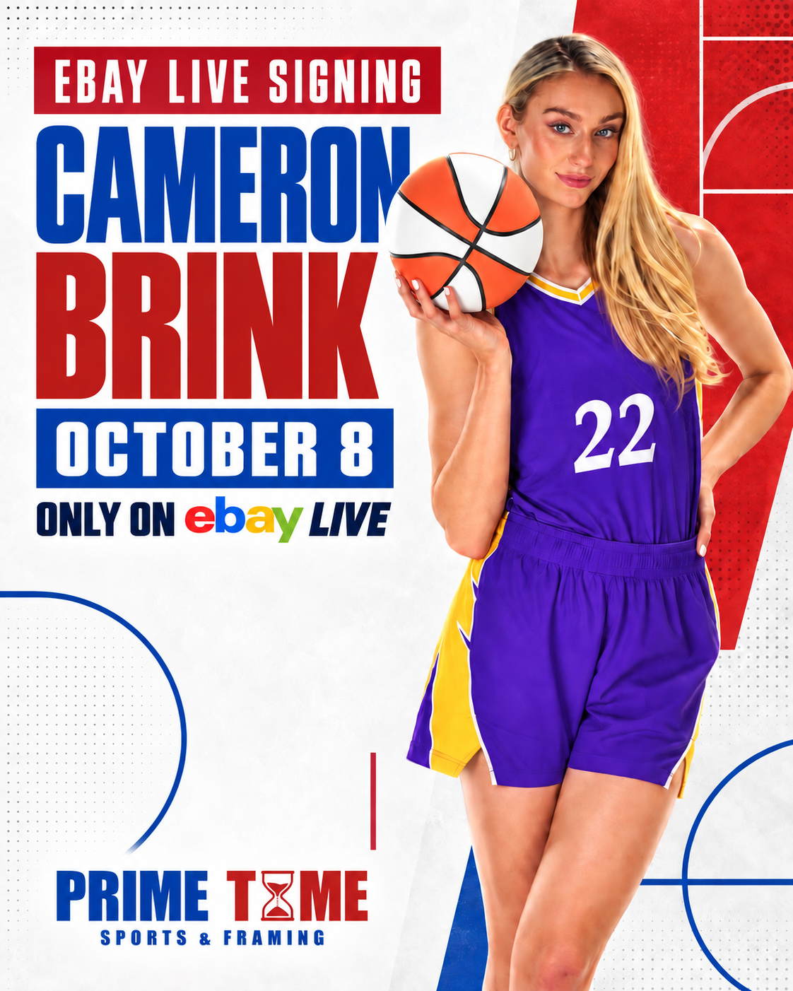 Cameron Brink Mail-in Ticket for Private Signing on 1 Item YOU WILL NOT MEET Cameron Brink