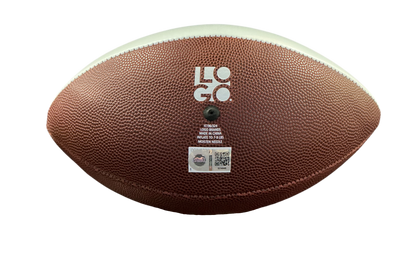 Will Howard, Cody Simon Ohio State Buckeyes Dual Signed National Champs MVP Logo Football PROVA Swau COA