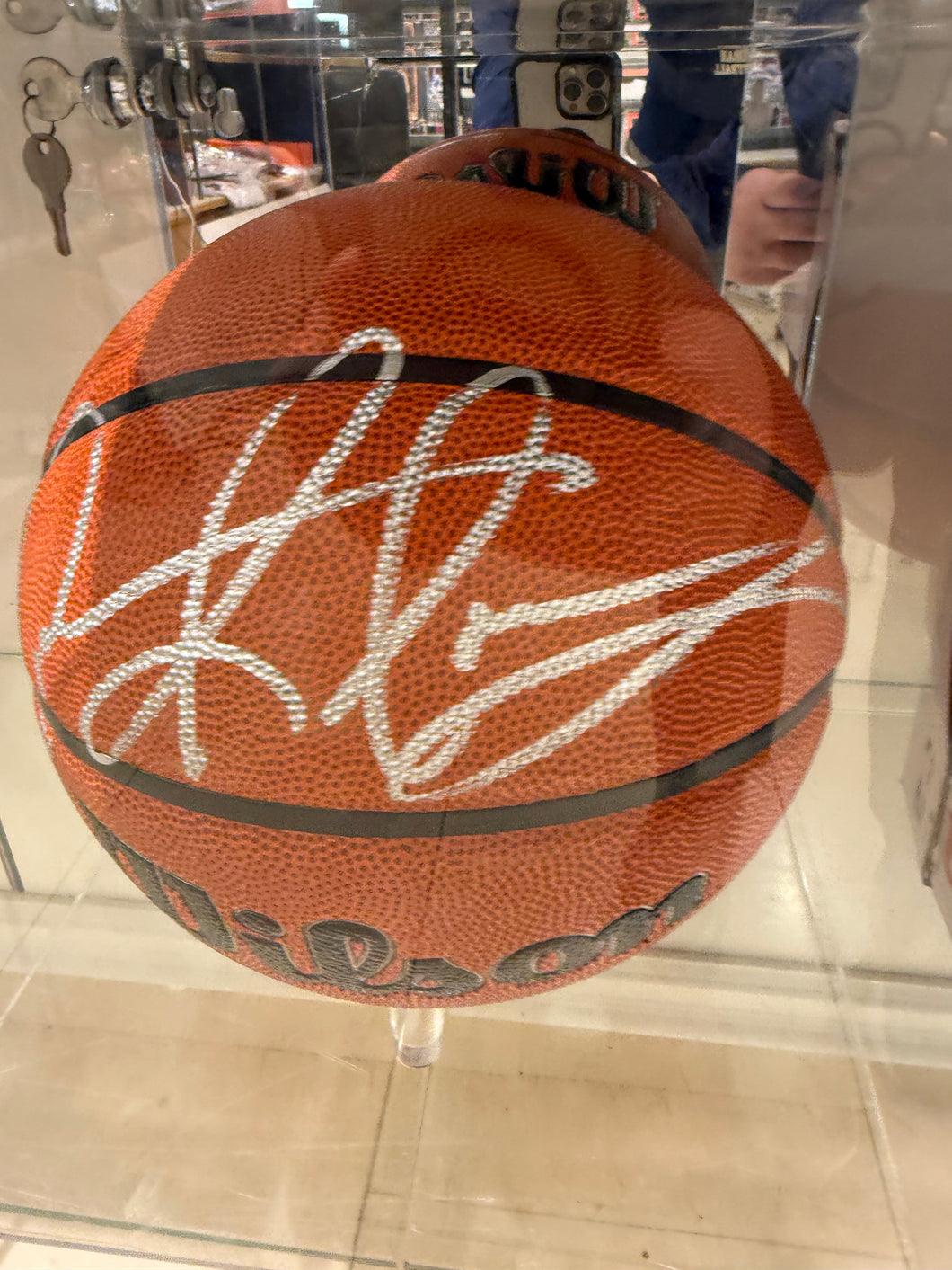 Chicago Bulls Dennis Rodman Signed Autographed Wilson Basketball JSA COA