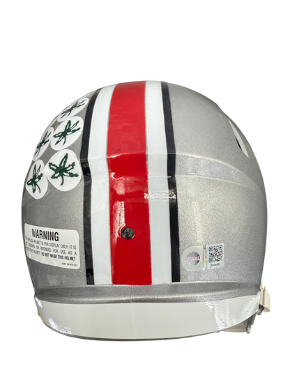 Jeremiah Smith Signed Autographed Ohio State Buckeyes Replica Full Size Helmet Swau COA