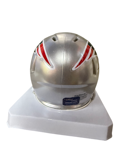 TREVEYON HENDERSON SIGNED AUTOGRAPHED PATRIOTS MINI HELMET PROVA COA