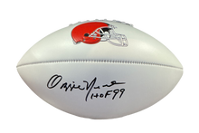Load image into Gallery viewer, Ozzie Newsome Signed Autographed Cleveland Browns Logo Football COA